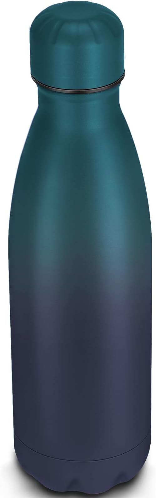 25oz Cola-Bottle Shaped Stainless Steel Leak-proof Water Bottle,Double Wall Vacuum Insulated Metal，Travel Mug For Sports Indoors & Outdoors,BPA-Free Kids Flasks,Dark Night(1 Pack)