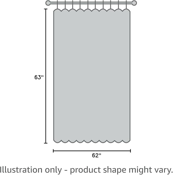 RYB HOME Blackout Curtains 63 inches Long - Energy Saving Insulation Large Window Curtain Blinds for Bedroom Living Room Dining Basement Home Office, W 62 x L 63 per Panel, Pure White, 2 Pcs