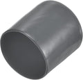 uxcell 20pcs Rubber End Caps 26mm ID Vinyl Round Tube Bolt Cap Cover Thread Protectors Dark Grey