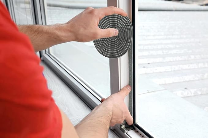 65FT Brush Weather Stripping, Neat Pile Self Adhesive Seal Strip for Windows and Door, Weatherstrip for Soundproofing, Windproof, Dustproof, Stronger Stickiness, 0.35'' Wide x 0.35'' Thick, White
