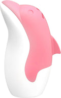 Asltw Upgrade Cute Fridge Deodorizer, Dolphin Fridge Cleaner, Freezer Odor Freshener, Add Baking Soda Reusable Fun Kitchen Gadgets (Pink)