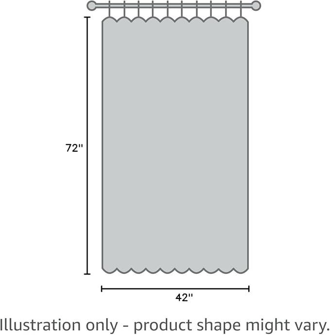RYB HOME Room Darkening Curtains Window Shades, Privacy Bedroom Curtains Sunlight Block Drapes for Living Room/Studio Backdrop, W 42 x L 72 inch, Pure White, 1 Pair