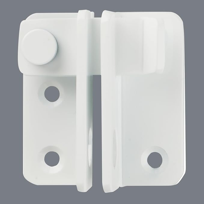 Alise Flip Latch Gate Latch White Shed Lock Shed Latch Barn Door Lock Locking Latches for Barn Fence Cabinet Garden Garage Window Pet Dog Cage,Stainless Steel Shed Door Latch Barn Door Lock,S-Size