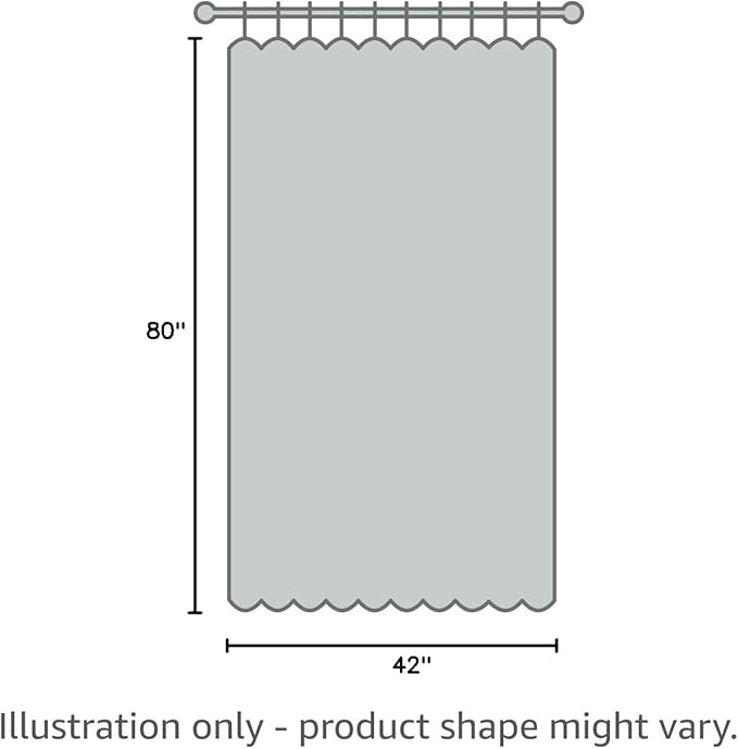 RYB HOME Blackout Curtains 80 inches Long Thermal Insulating Large Window Curtains for Living Room Sliding Glass Door Dining Home Office Backdrop, Grey, W 42 x L 80 per Panel, 2 Panels