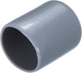 uxcell 20pcs Rubber End Caps 16mm(5/8") ID Vinyl PVC Round Tube Bolt Cap Cover Screw Thread Protectors Grey