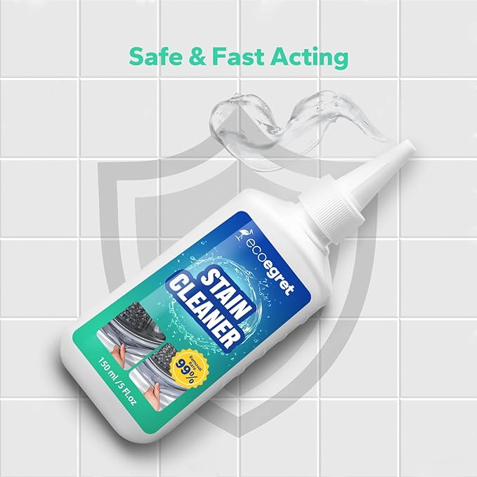 Home Remover Gel (5 Fl oz), Multifunctional Stain Remover, Washing Machine Cleaner, Refrigerator Strips, Grout Cleaner Best for Floor Tile, Home Sink, Kitchen, Showers (1 Pack)