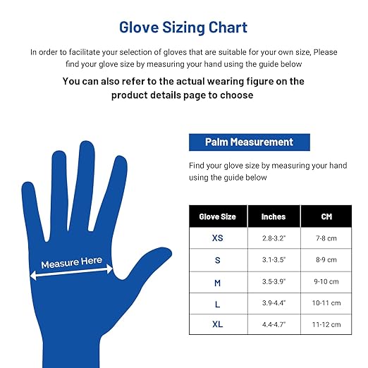 JMU Black Nitrile Gloves Medium Bulk, 2000 Count, 3.5Mil Disposable Nitrile Gloves Latex Free Powder Free
