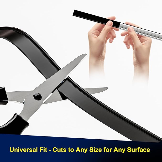 41-Inch High Elasticity Replacement Silicone Squeegee Strips, for Windows Glass Shower Door Cleaning, Durable and Easy to Install