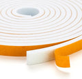 32 Feet Weather Stripping Door Seal, 1/2" Wide X 1/8" Thick Door Seal Strip High Density Foam Tape Adhesive Strip for Door Soundproofing,Window Insulation (1/2" x 1/8" x 32FT,White)