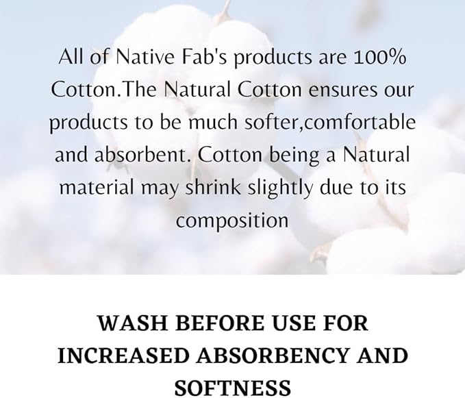 Native Fab Beige Gingham Kitchen Dish Towels 4 Pack 16"x26" - 100% Cotton Absorbent Plaid Tea Towels, Dish Cloths for Quick Drying, Reusable Dishcloth Set, Beige White