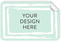 100 Custom Vinyl Stickers - Upload Your own Image, Text, Design, Logo - Personalized Logo Labels for Handmade, Packaging, Bottle, Jars, Candle, Brand Stickers (Mint, 3x2)