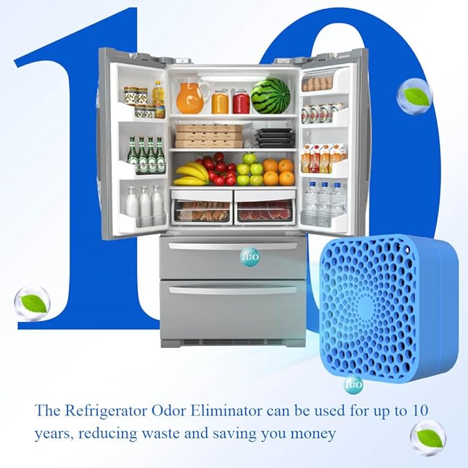Fridge Deodorant, a Portable Wonder, offers 10 Years of Long-Term use. It is Suitable for a Variety of Scenarios and Outperforms Baking-Soda-Charcoal Air Purifiers in Terms of Performance