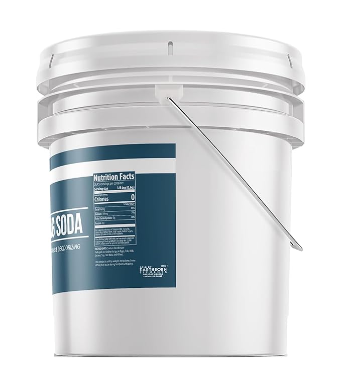 Earthborn Elements Baking Soda (35 lbs) Cooking, Baking, Cleaning, Deodorizing