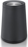 Household Swing Black Bathroom Trash Can，Brushed Stainless Steel，10 L/3 Gallen，Garbage Can with Flipping Lid， for Indoor or Commercial Use, Kitchen,Modern，Living Room,Bedroom