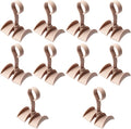 Rotating Belt Hanger 360°Rotatable Organizer 4 Hangers for Drying Towels Bras Clothes Gloves Plastic Laundry Sock Drying Hanger Pink 10Pcs