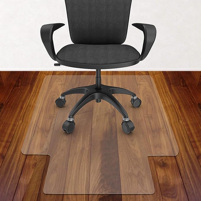 Azadx Office Chair Mat for Hardwood Floor 36 x 48'', Clear Desk Chair Mat for Wood Floor Heavy Duty, Office Mat Plastic Protector for Hard Surface Floors