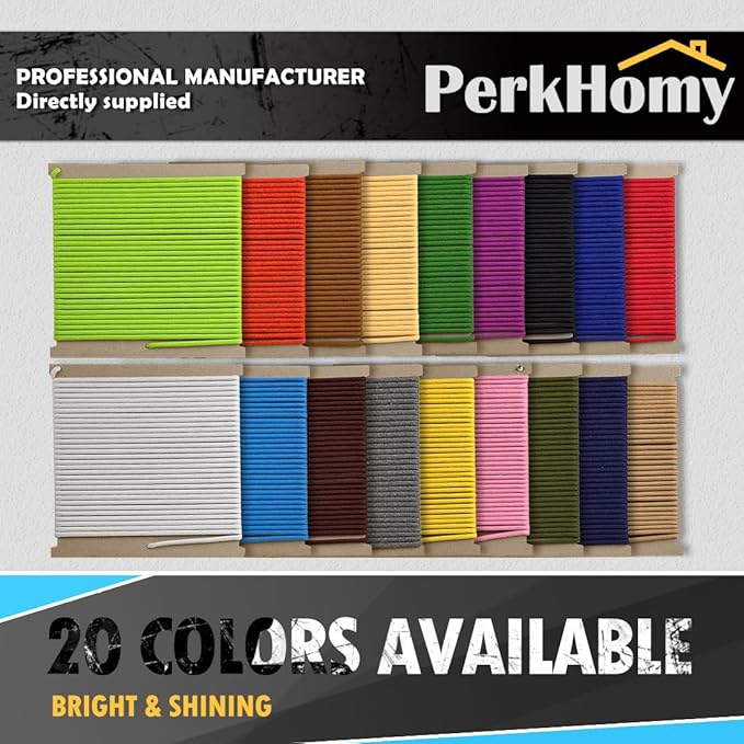 PerkHomy 500lb Cotton Rope 3/16" (5mm) 50 ft Multi Purpose Utility Diamond Braided Cord, Natural Cotton for Clothes Line Camping Crafting Flag Pole, Dark Brown