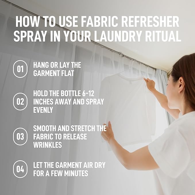 Laundry Sauce Fabric Refresher Spray French Saffron, Odor-Fighting Fabric Refresher, Fragrance and Laundry Scent, 9.8 fl oz