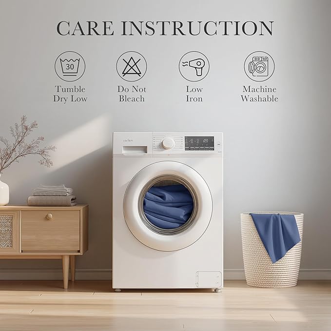 PONY DANCE Stone Blue Small Curtains for Bathroom Windows, Room Darkening Privcay Farmhouse Window Treatment for Cafe Closet Basement,Curtains for Kitchen, W 42 x L 40, Set of 2