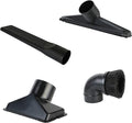 Shop Vac Accessories 2 1/2 inch Attachments (2.5 Wet Dry Vac Accessories - Floor Brush, Dust Brush, Crevice Tool, Utility Nozzle, for Shop Vac (4-Pack Attachments)