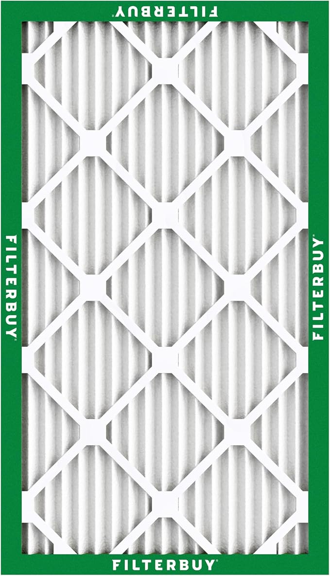 Filterbuy 10x24x1 Air Filter MERV 8 (MPR 700) Dust Defense Replacement (6-Pack), Electrostatic Pleated HVAC AC Furnace Filters, Made in USA (Actual Size: 9.50 x 23.50 x 0.75)