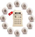 Sheep Wool Dryer Balls 12 Pack XL(2.7") Premium Natural Fabric Softener, Reusable Laundry Dryer Balls for Reducing Drying Time, Static and Wrinkles, Eco-Friendly – 100% New Zealand Wool