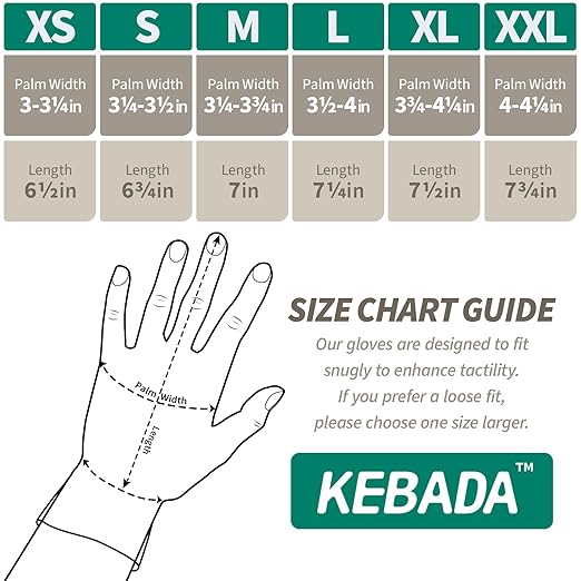 Kebada W1 Work Gloves for Men and Women, PU Coated Safety Gloves with Grip, Touchscreen, Ideal for Warehouse Package Handling, Construction, Gardening, Green XX-Large