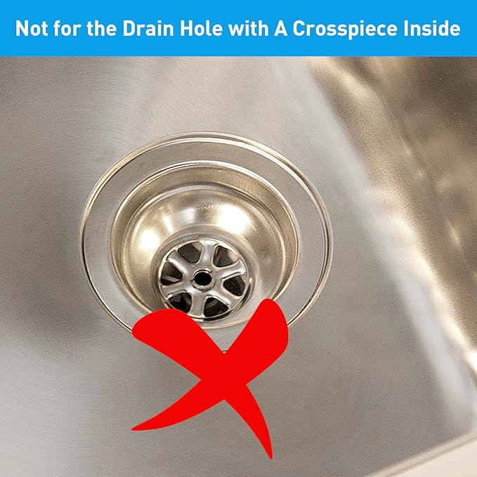 2PCS Bathroom Sink Drain Strainers, 1" Small Conical Premium Stainless Steel Porous Hair Catcher, Drainer Filter, Fit for 1.20"-1.60", Depth Than 1.60" Drain Hole