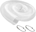 PVC Dust Collection Hose 6" x 5'- Heavy PVC Fume Collection Hose for Workshop, Woodworking, Dust Collection Systems