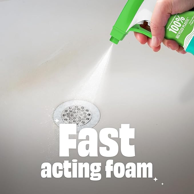 Scrubbing Bubbles Easy Clean Foaming Multipurpose Bathroom Cleaner Spray, Bottle Made from 100% Recyled Plastic, 32 Ounce Spray (Pack of 2)