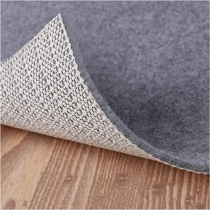 Non Slip Rug Pad Grippers - 2x3, 1/8" Thick, (Felt + Rubber) Double Layers Area Carpet Mat Tap, Provides Protection and Cushioning for Hardwood or Tile Floors