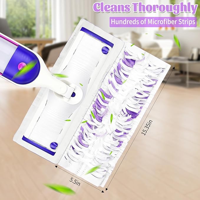 36 Pack Disposable Mop Pads for Swiffer Power Mop Pads, Replacement for Swiffer Power Mop Refills Compatible with Swiffer Power Mop Pads, Multi-Surface Mop and PowerMop Wood Mop Floor Cleaning