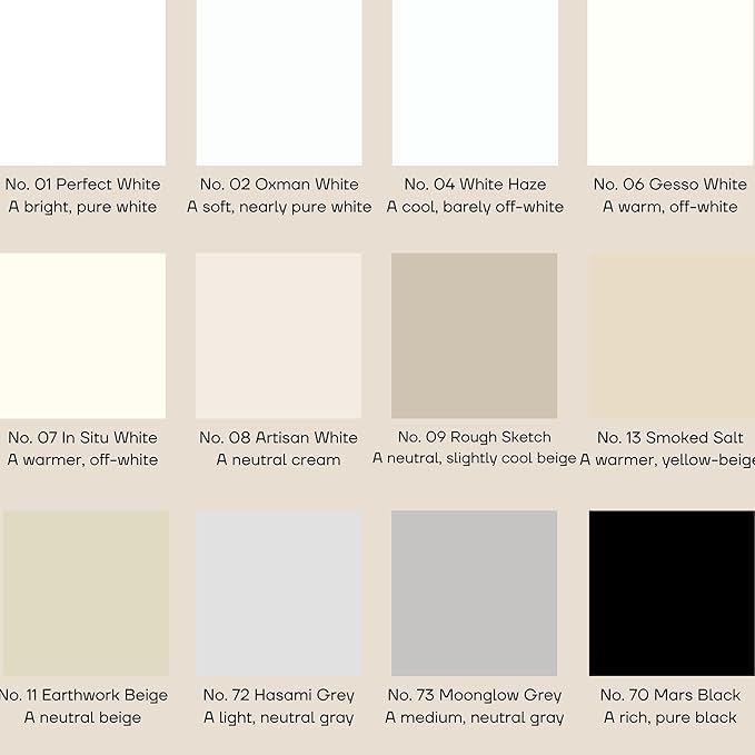 soto Paint Touch Up, No. 07 In Situ White (Warm Off-White) Quick Drying, Matte Finish, Super Adhesion, 1.5 Oz