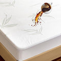 Queen Mattress Protector Waterproof Mattress Pad Washable Bamboo Rayon Mattress Cover Breathable Noiseless Bed Protector 5" - 21'' Elastic Fitted Deep Pocket