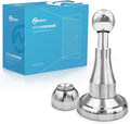Neoera Magnetic Door Stopper, Updated Hydraulic Shock Absorbent Technology, Soft-Catch Magnetic Hold, Premium 304 Stainless Steel, Anti-Rust, Heavy Duty for Various Door Types, Wall Mount 2 Pack