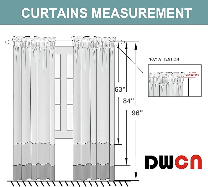 DWCN Blackout Curtains for Living Room Thermal Insulated, Energy Saving & Noise Reducing Bedroom Curtains, Camel, W 70x L 84 Inch, Set of 2 Rod Pocket Curtain Panels
