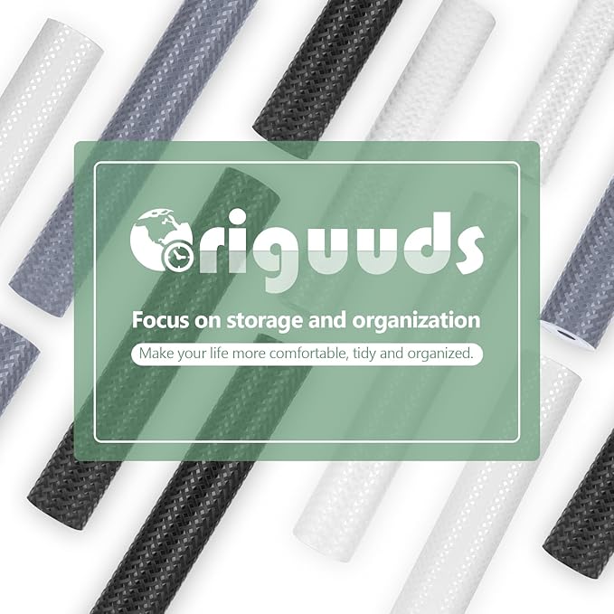 Shelf Liners, Non-Adhesive Drawer Liner, Waterproof & Oil-Proof Kitchen Cabinet Cupboard Liner Plastic EVA Material BPA Free Fridge Liner Mats Paper Protector for Shelves (White/12in x 60in)