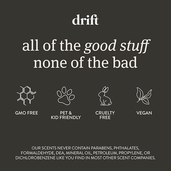 Drift Car Air Freshener Starter Kit - Wooden Deodorizer - Vehicle Odor Remover - Auto Scent Diffuser - Long-Lasting Car Freshening - Variety 3 Pack - CLIP INCLUDED