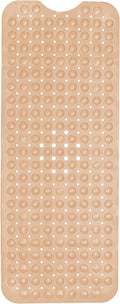 ENKOSI Bath Mat - Large Non Slip Bathtub & Shower Mat - Extra Long. 40 x 16 Inch Bathroom Mats for Tub Nonslip Anti Slip Bathmats (40x16 Beige 1-Pack)