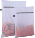 Kimmama Laundry Bags Mesh Wash Bag, Lingerie Bags for Washing Delicates, Net Washer Sack with Zipper, Dryer Pouch for Cleaning and Drying Cloths, Garment, Sweater, Bra, Pant, Sock, Toys, Hat