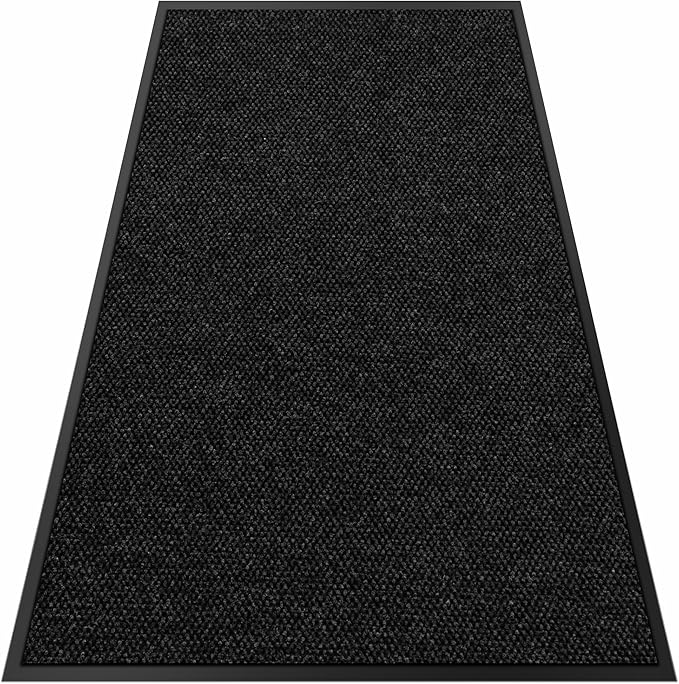 2′ x 6′ Front Door Mat Indoor Outdoor Entrance, Commercial Floor Mat Heavy Duty Dirt Trapper Entryway Doormat, Custom Size Non Slip Rubber Backing Welcome mat, Door Mat for High Traffic Area