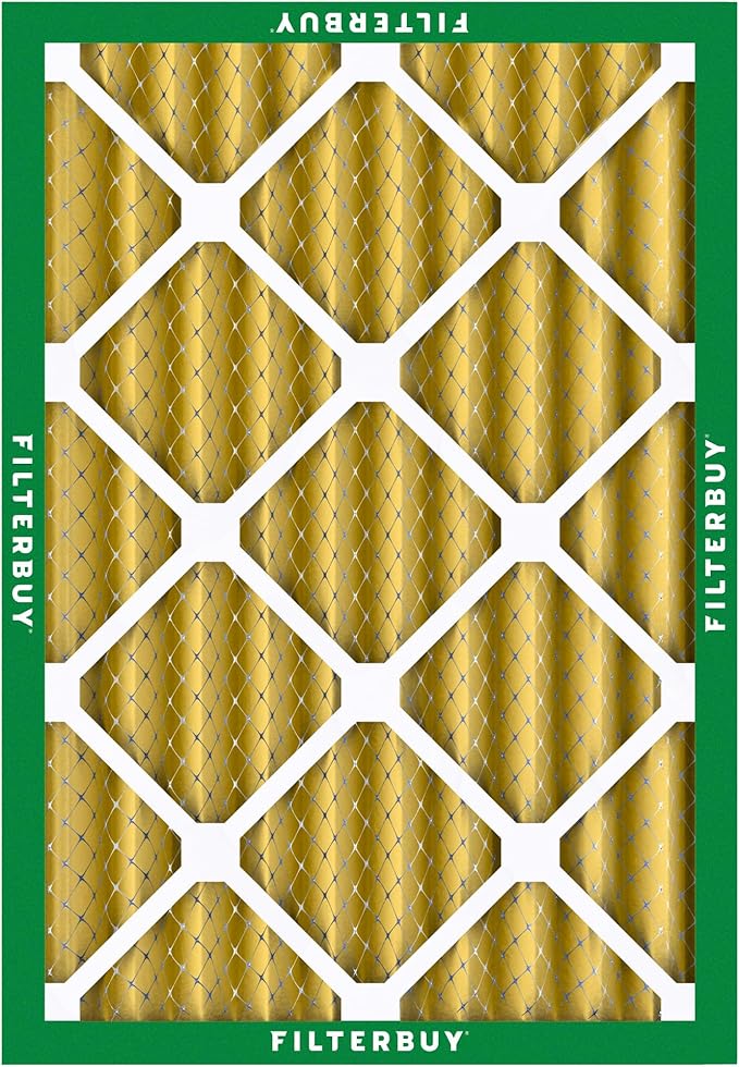 Filterbuy 20x23x4 Air Filter MERV 11 (MPR 1200) Allergen Defense Replacement (4-Pack), Electrostatic Pleated HVAC AC Furnace Filters, Made in USA (Actual Size: 19.50 x 22.50 x 3.63)