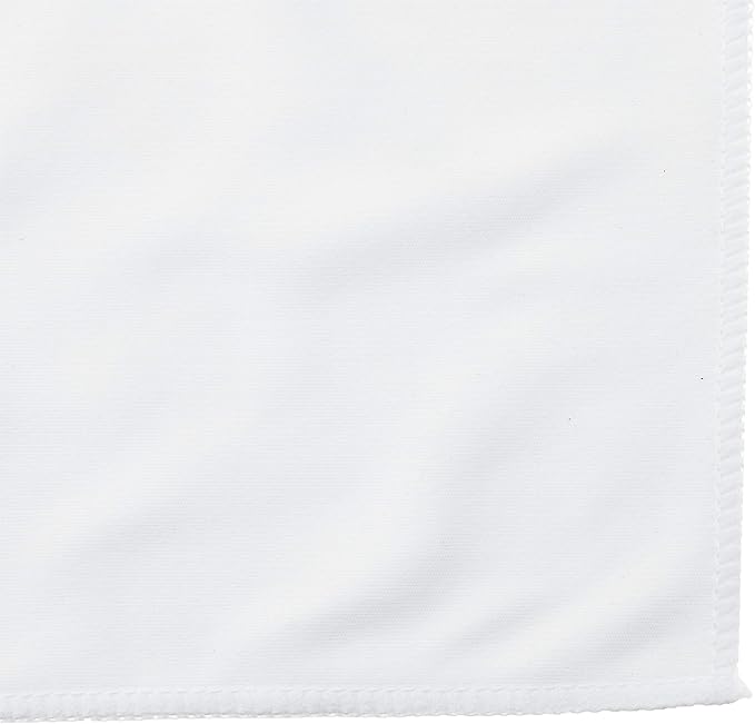 20 Bulk 7" x 5" Blank Tech Cleaning Micro-Fiber Cloths - Ready for Heat Press or Sublimation on One Side (Grey Plush on Back)