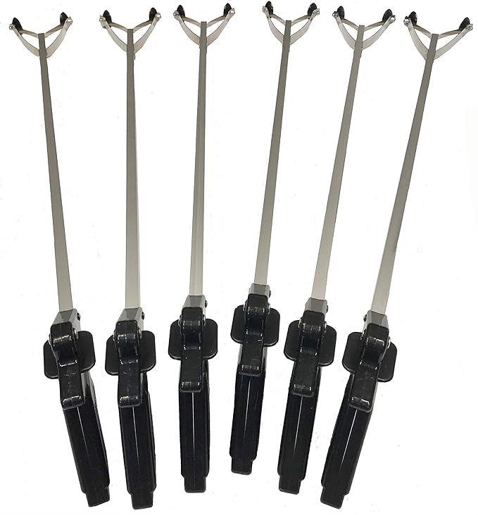 ArcMate EZ Reacher - Heavy Duty Grab-It Reaching Tool - Grabber Reacher with 4.5 Inch Jaws, Can Lift a Dime to 8 lb. Brick, Lightweight, Sturdy, Ideal for Commercial, Maintenance, Seniors, 40", 6 Pack