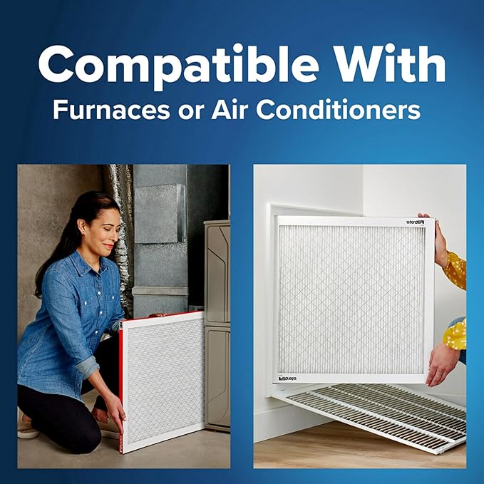 Filtrete 14x36x1 AC Furnace Air Filter, MERV 11, MPR 1000, Micro Allergen Defense, 3-Month Pleated 1-Inch Electrostatic Air Cleaning Filter, 6 Pack (Actual Size 13.88x35.9x0.81 in)