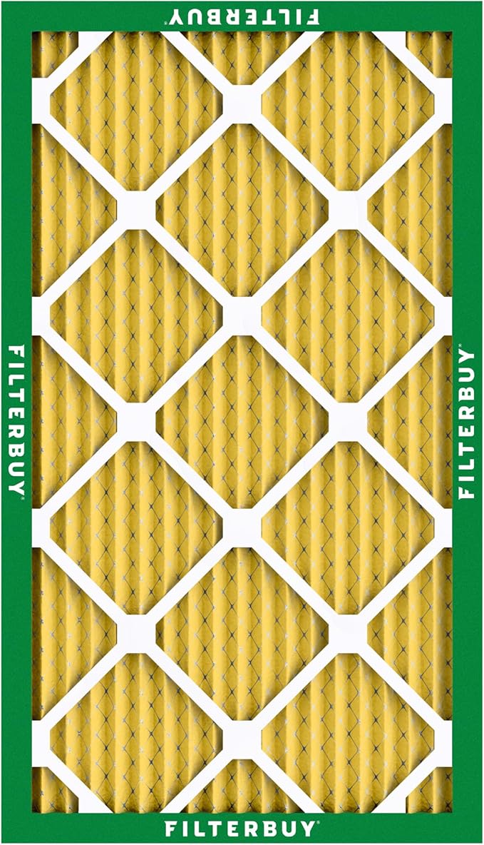 Filterbuy 14x28x1 Air Filter MERV 11 (MPR 1200) Allergen Defense Replacement (4-Pack), Electrostatic Pleated HVAC AC Furnace Filters, Made in USA (Actual Size: 13.50 x 27.50 x 0.75)