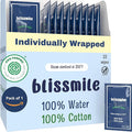 Mini Travel Wipes - 100% Water - Individually Wrapped - For Hand, Face & Body - Unscented Wet Wipes for Adults & Kids, Baby with Sensitive Skin - Feminine Wipes for Women, On the Go Essentials, 22 ct