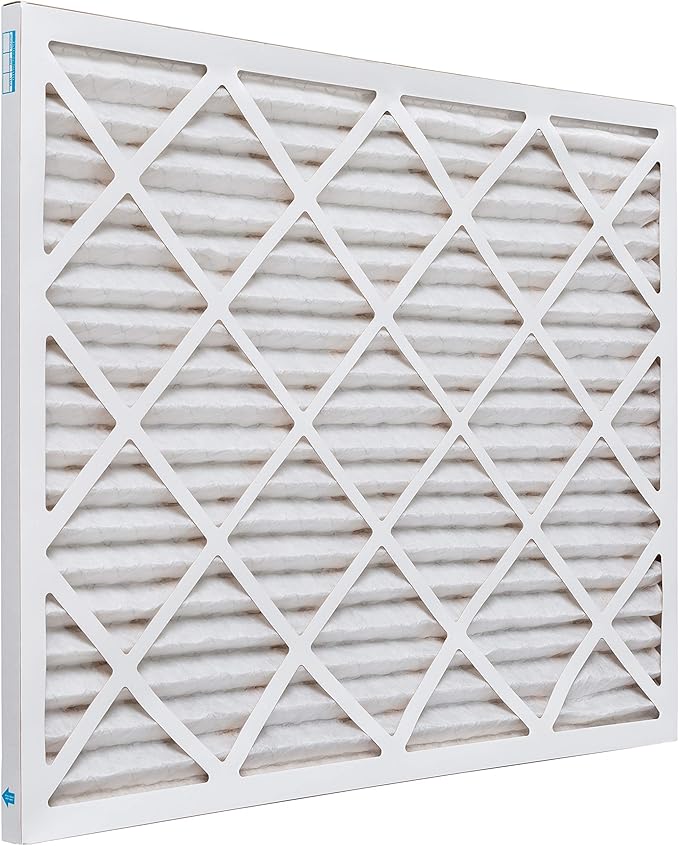 Aerostar 14x25x1 MERV 8, Pleated Air Filter, 14x25x1, Box of 6, Made in the USA