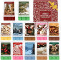 SCENTORINI Christmas Wax Melts, Soy Wax Melts for Wax Warmers Non-Toxic, 12-Pack Scented Wax Cubes Strong Scent, Long Lasting Fragrance Gifts for Christmas