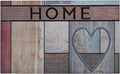 CHICHIC Welcome Door Mat 18x 30 Inch Front Doormat Outdoors for Home Entrance Outdoors Mat for Outside Entry Way Doormat Entry Rugs, Heavy Duty Non Slip Rubber Back Low Profile, Heart